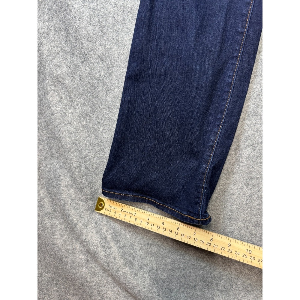 Old Navy Kicker Bootcut Jeans Womens 6 Blue Cotton Stretch Dark Wash Mid Rise - Picture 5 of 8